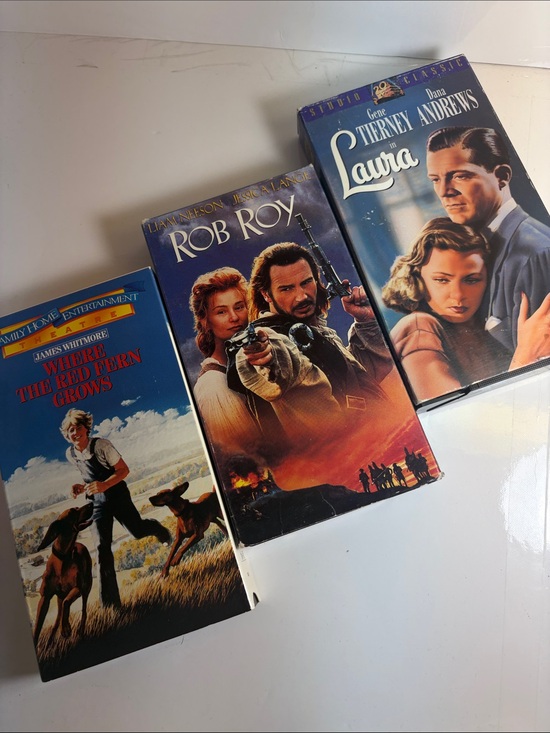 Other - Lot of Vintage VHS Tapes - Rob Roy, Laura, and Where the Red Fern Grows